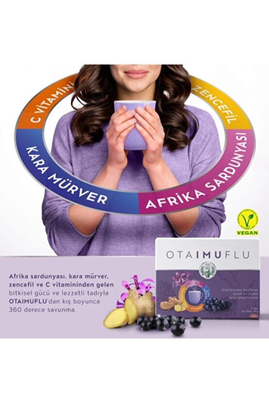Otaimuflu C Vitamini Kara Mürver 12 Şase