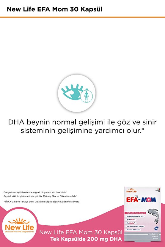 Efa Mom 30 Kapsül