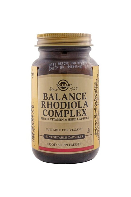 Balance Rhodiola Complex 60 Kapsül