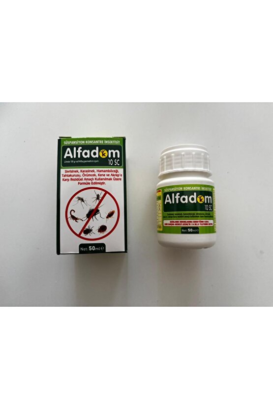 Alfadom 10SC Sivrisinek-Kene-Bit-Pire-Akrep-Hamamböceği (YENİLENMİŞ ÜRÜN)
