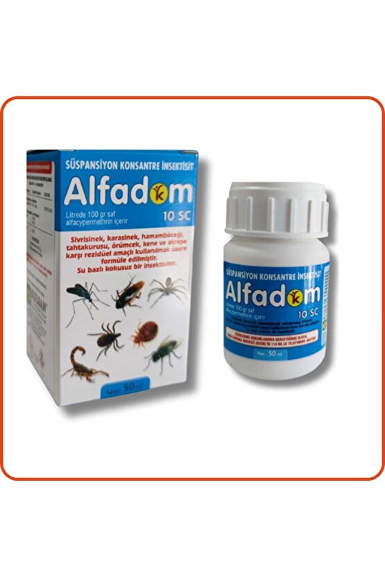 Alfadom 10 SC Kokusuz Haşere Öldürücü | 50 ml