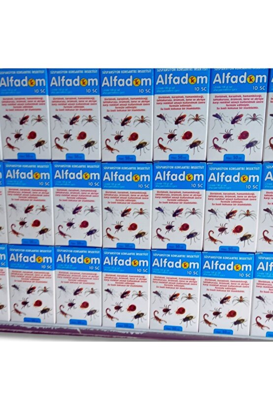 Alfadom 10 SC 50 ml - Kokusuz Güçlü Haşere İlacı ve Zararlı Kontrolü