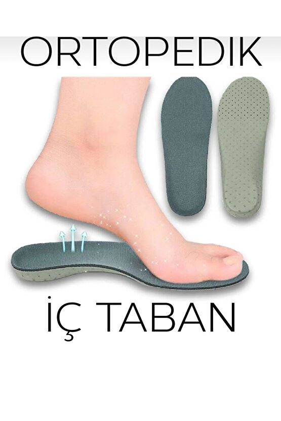 Unisex Klasik Bağcıklı Ortopedik Spor Sneaker Ayakkabı