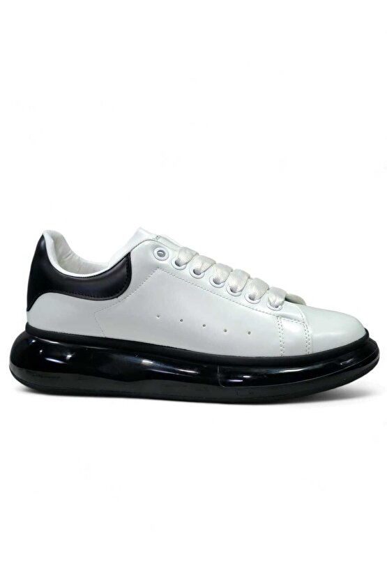 Erkek Bağcıklı Air Balon Kalın Yüksek Taban Ortopedik Günlük Klasik Spor Ayakkabı Sneakers