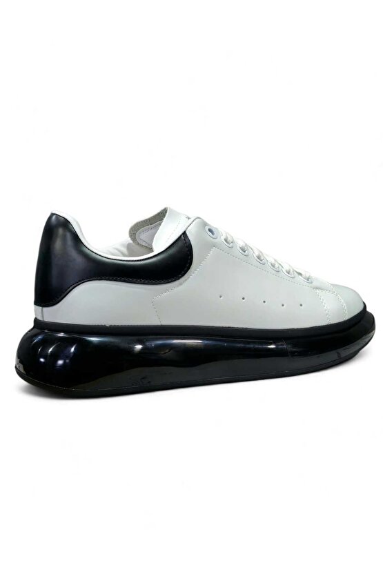 Erkek Bağcıklı Air Balon Kalın Yüksek Taban Ortopedik Günlük Klasik Spor Ayakkabı Sneakers