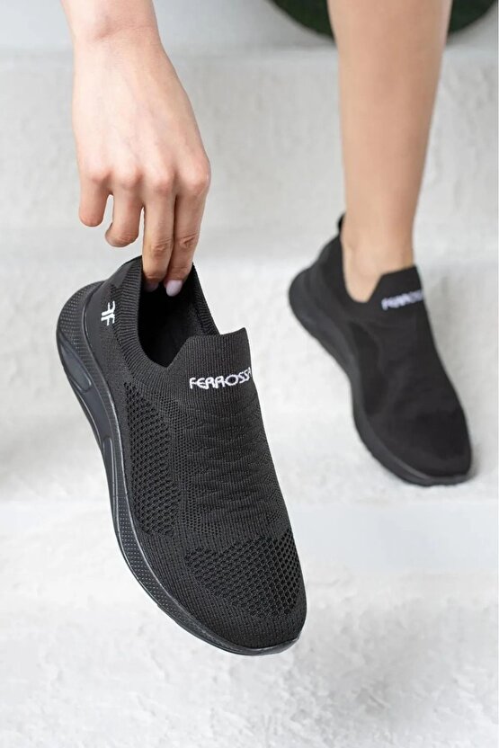 Günlük Spor Ayakkabı Ortopedik Hafif Bağcıksız Triko Unisex Ayakkabı Sevgili Eş Kombinine Uygun
