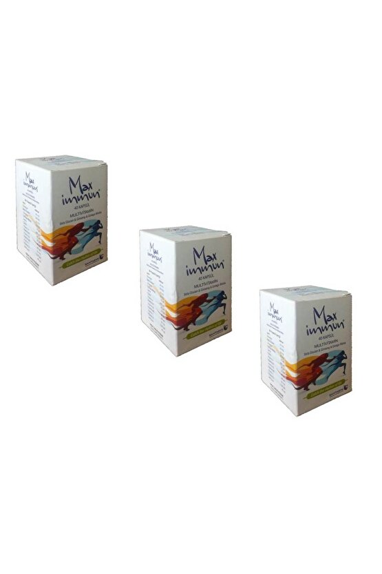 40 Kapsül Multivitamin 3lü Paket