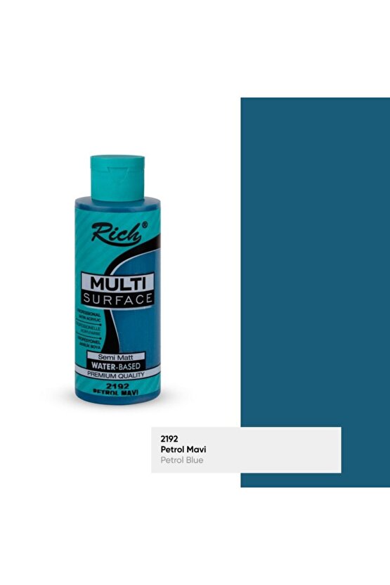 Rıch Multi Akrilik Boya 2192 Petrol Mavi 120 Cc