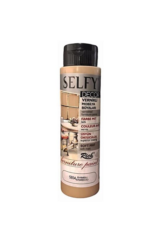 Selfy Decor Vernikli Mobilya Boyası 500 cc Bambu 5854