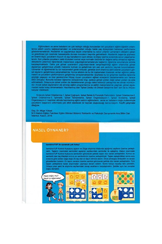 3-4 Yaş Dizge Işitsel Zeka Seti (11 KİTAP KONTROL KUTUSU)