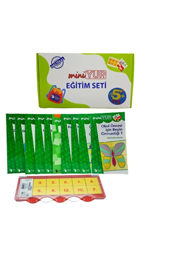 Miniyup 5+ Yaş Eğitim Seti (10 Kitapçık + 1 Miniyup Kontrol Kutusu)
