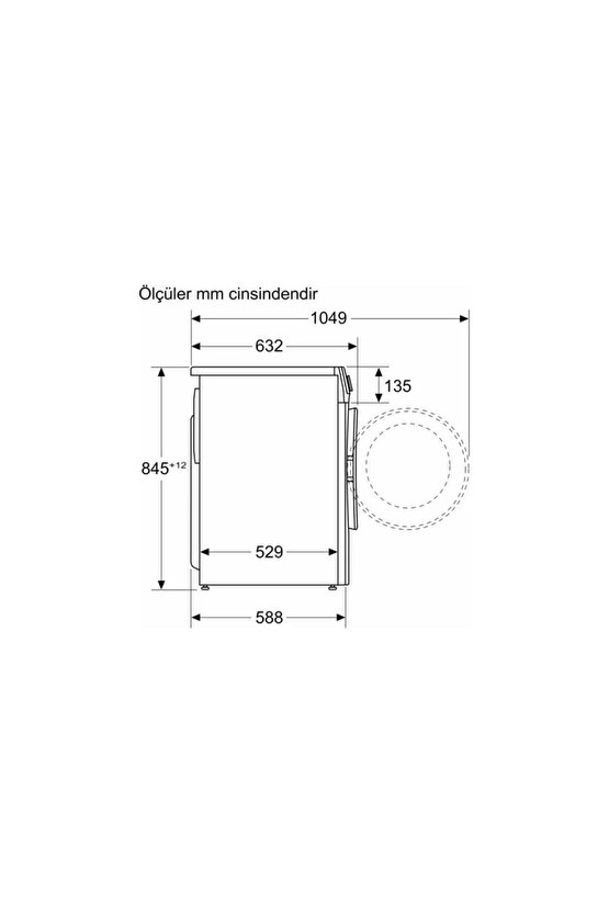 CGA25202TR A Enerji Sınıfı 10 kg 1200 Devir Çamaşır Makinesi