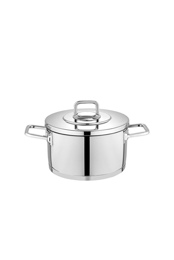 Prime Çelik Tencere Seti-8 Parça-Inox
