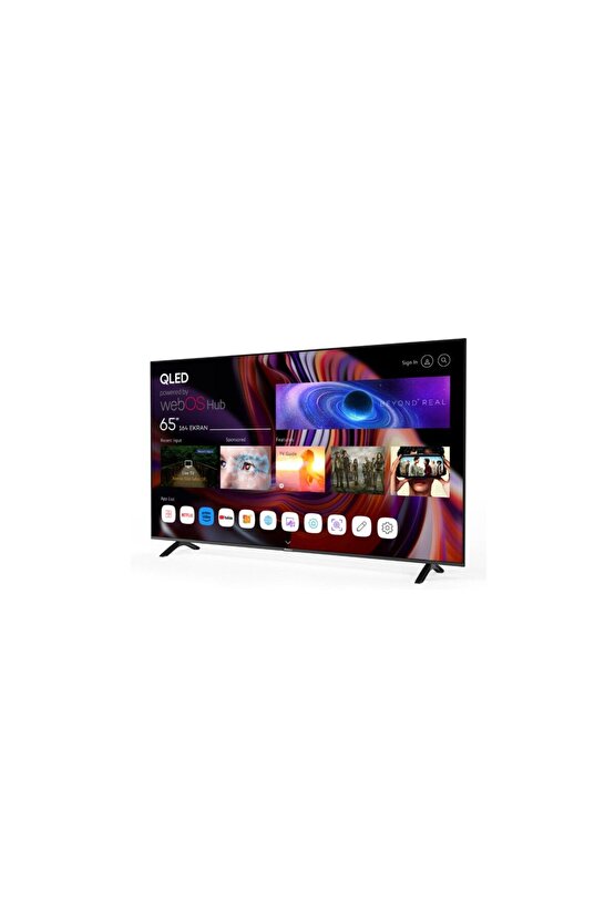 SN65QMN252 65 165 Ekran Frameless UHD 4K WebOS 2.0 QLED TV