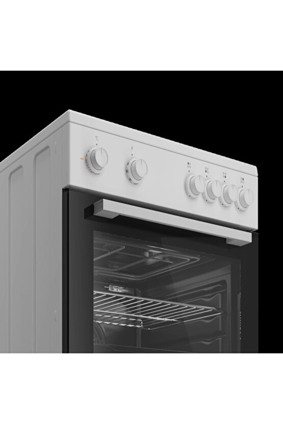 F 8440-1 B Ocaklı Fırın Beyaz