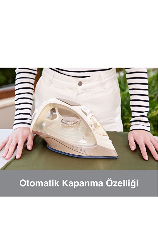 Glimmer Buharlı Ütü - Beyaz