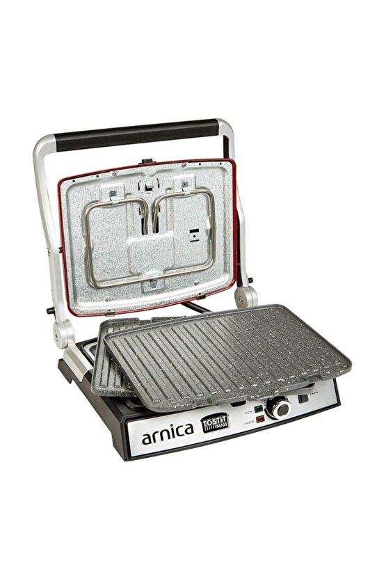 Tostit Maxi GH26243 Granit Izgaralı Tost Makinesi Kırmızı