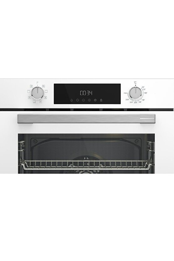 Afc 340 B 8 Fonksiyonlu Beyaz Cam Ankastre Fırın