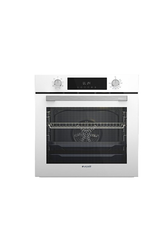 Afc 340 B 8 Fonksiyonlu Beyaz Cam Ankastre Fırın