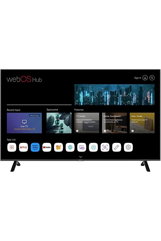 SN65FMN252 65 165 Ekran Uydu Alıcılı 4K Ultra HD Smart WebOS LED TV