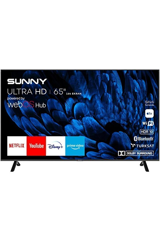 SN65FMN252 65 165 Ekran Uydu Alıcılı 4K Ultra HD Smart WebOS LED TV
