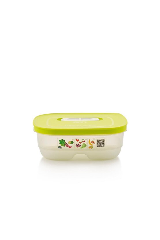 Sera Serisi Kısa Gövdeli Buzdolabı Saklama Kabı Limon 2li Set 800 ml
