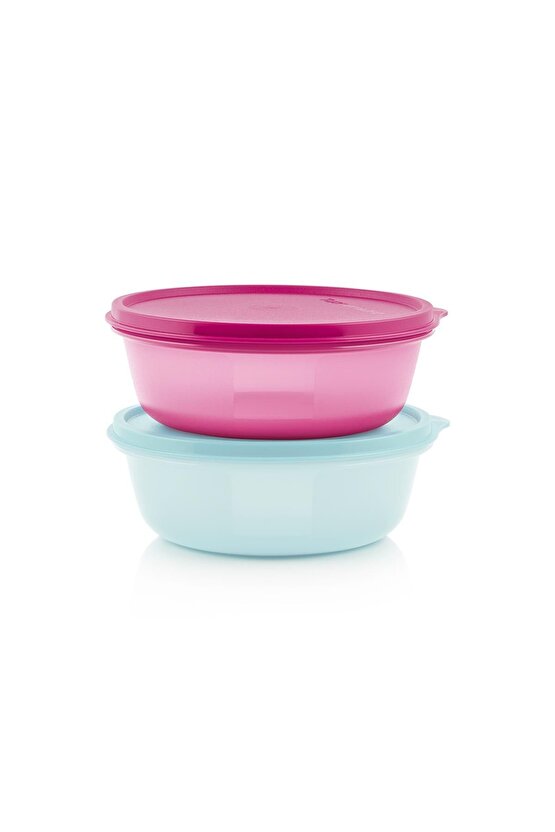 Buzdolabı Saklama Ve Yemek Servis Kabı 2li Set 600 ml