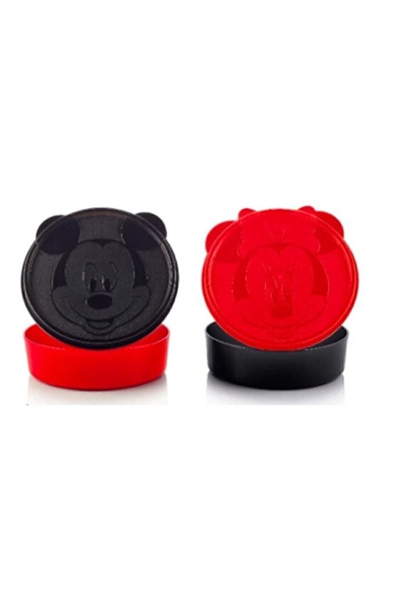 Minnie & Mickey Mouse 2li Mama Saklama Seti (ÇOK AMAÇLI TABAK VE SAKLAMA KABI)
