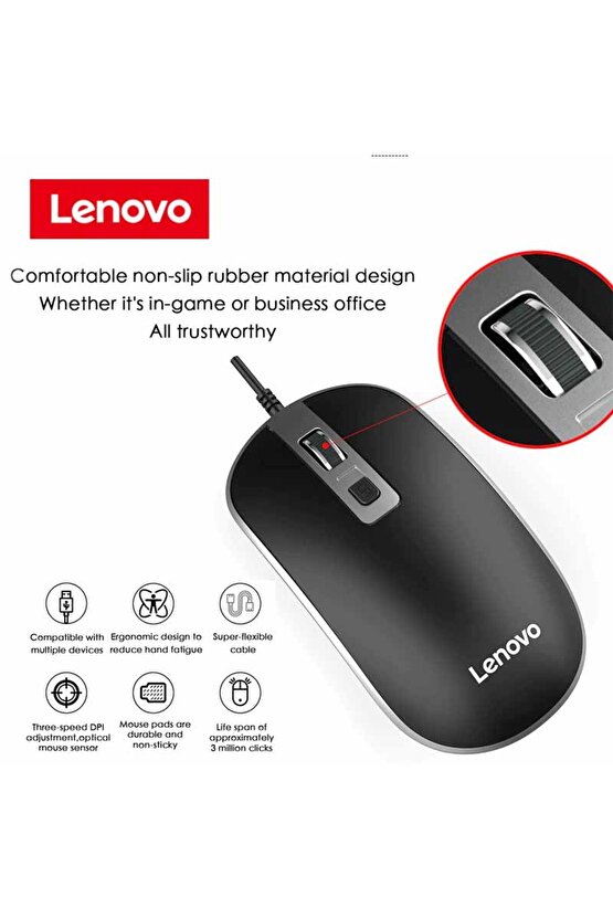 M104 USB Optik Ofis İş Faresi – Siyah