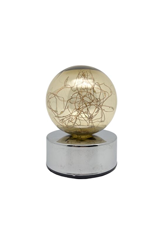 LEDO-02SD ŞARJLI MASA LAMBASI GOLD BAKIR KROM