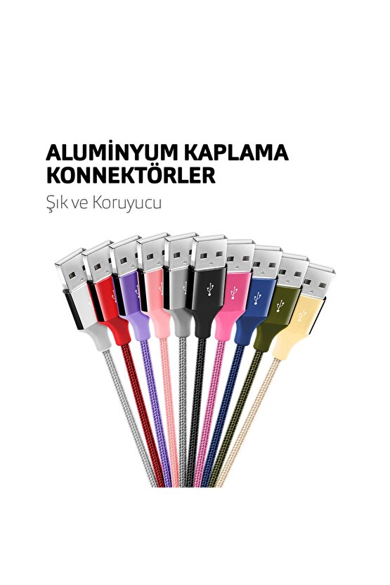2dk18s Alumicable Typec Şarj Kablosu,siyah