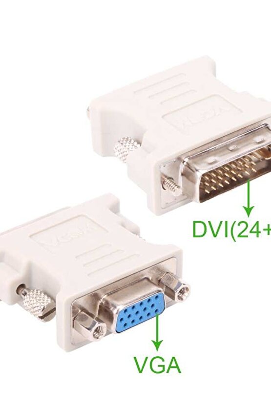 CA301 Dvi 24+5 Erkek To Vga Dişi Dönüştürücü