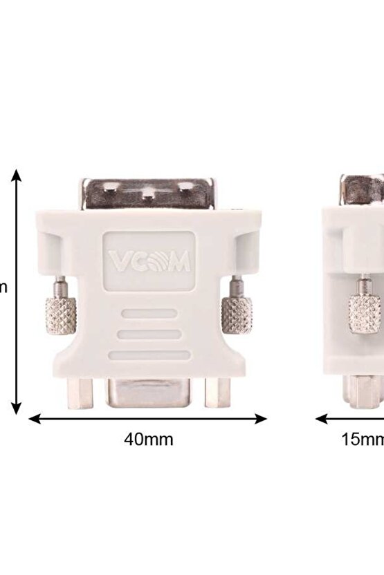 CA301 Dvi 24+5 Erkek To Vga Dişi Dönüştürücü