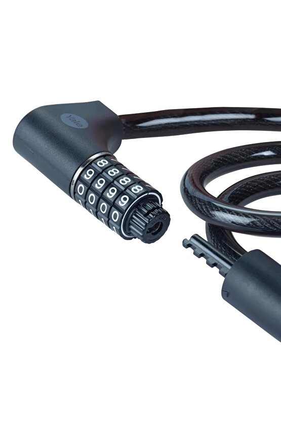 Essential Kablolu Bisiklet Kilidi  1000mm  Şifreli ve  Anahtarlı YCC0121002