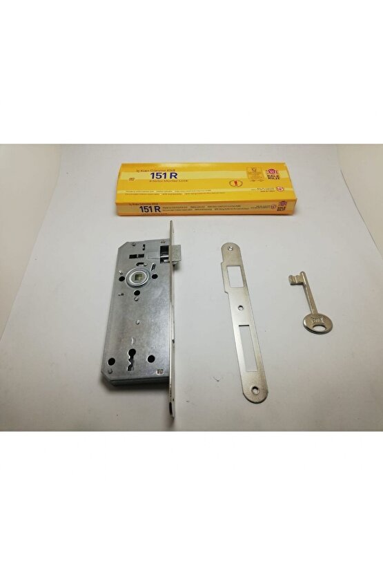Extra İç Kapı Gömme Kilidi 40 Mm Oval Ayna 151R