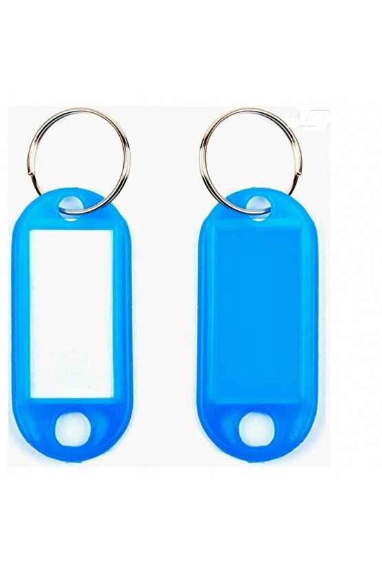 Plastik Anahtarlık 100 Lü Paket Karışık Renk