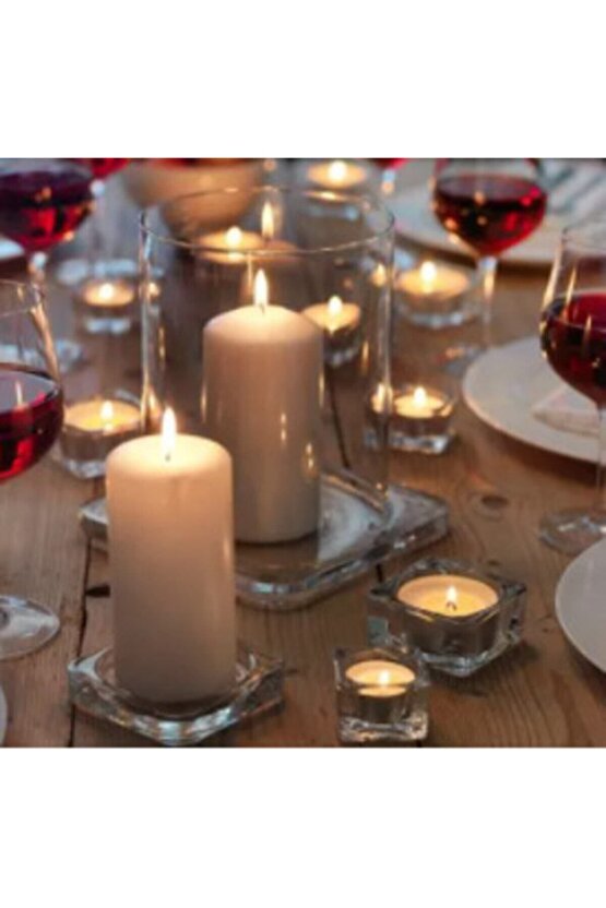 Glasıg Tealight Mumluk,cam 5 Adet