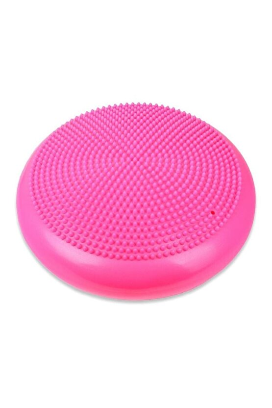 Dikenli Havalı Denge& Duyu Minderi, Tırtıklı Denge Pedi 35 Cm  Pompa Hediye