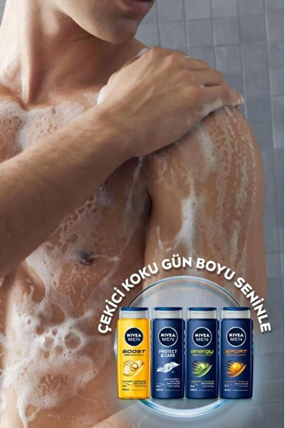 Men Sport Duş Jeli 500 Ml 2li