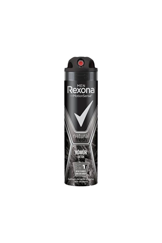 Erkek Erkek Sprey Deodorant Kömür Detoks 150 ml