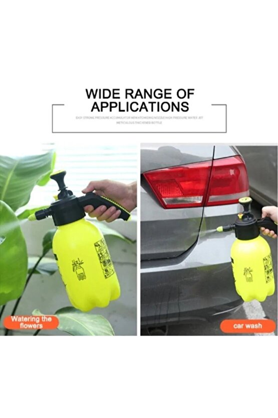 Oto Araç Yıkama Pompası El Değmeden Köpük Püskürtme 2 Litre Basınçlı pompa