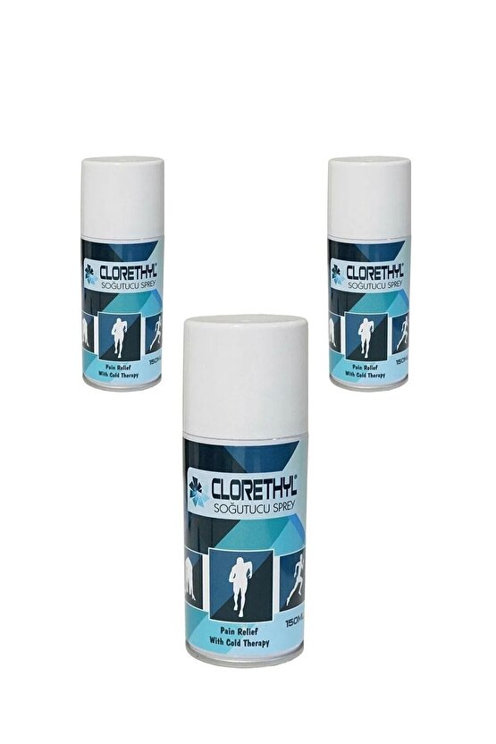 Soğutucu Sprey 150ml 3 Adet Anestezik Ve Lazer Epilasyon Için