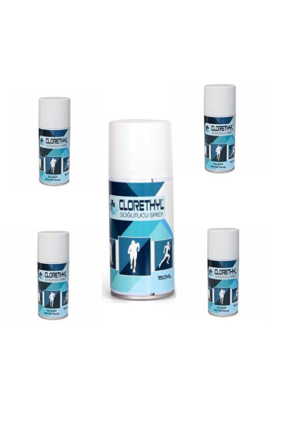 Soğutucu Sprey 150ml 5 Adet Anestezik Ve Lazer Epilasyon Için