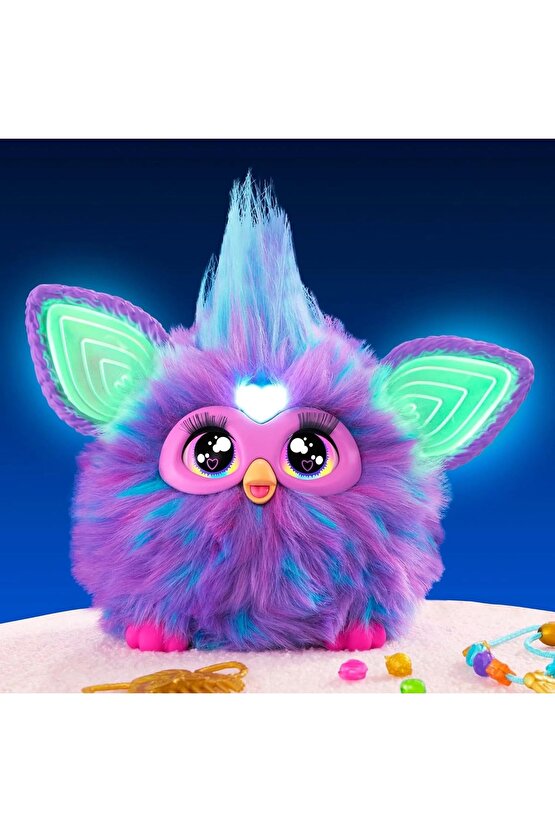 Furby Mor Renkli İnteraktif Pelüş Oyuncak - Furby Peluşu - Furby Oyuncak Peluş - Konuşan Furby Oyunc