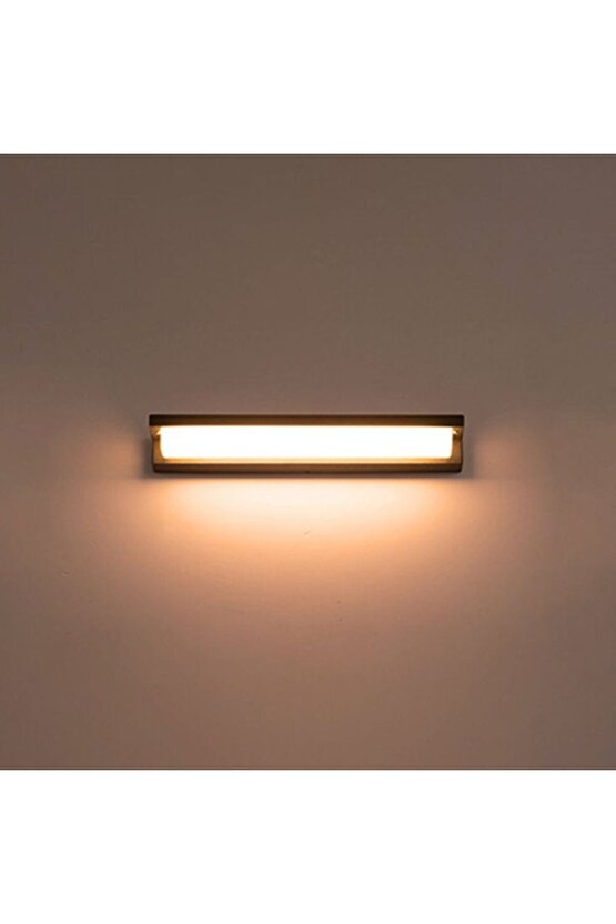 Elektrikle Çalışır, 24 Watt 3000 Kelvin İç ve Dış Mekan, Kapı Girişi, Çok Şık Bahçe Duvar Led Aplik