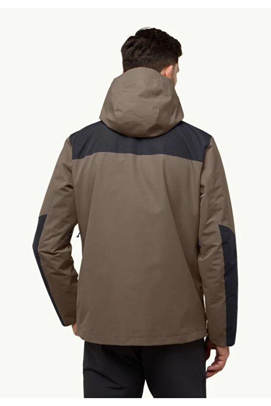 A61872_5719 JASPER INS JKT M Erkek Outdoor Ceketi Kahverengi