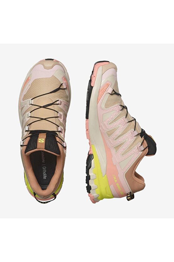 Xa Pro 3D V9 Gore-Tex Kadın Outdoor Ayakkabı - Krem