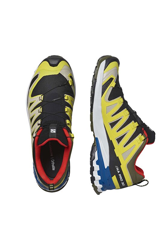 Xa Pro 3D V9 Gore-Tex Erkek Outdoor Ayakkabı - Siyah Sarı