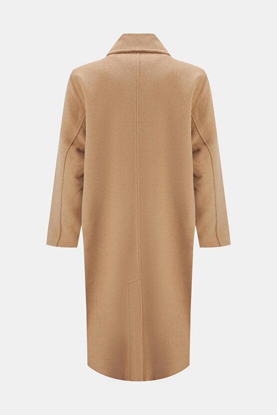 AMI X Puma Single-Breasted Logo Patch Coat Erkek Kaban Palto