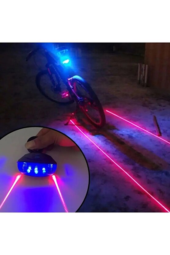 Çelik Kilit Bisiklet Motosiklet Kilidi + Lazer LED Işık HEDİYELİ Scooter ve Bebek Arabası İçin Uygun